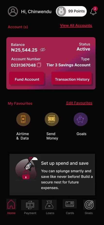 Mum_in_tech's tweet photo. Your bank app wasn't hacked, don't be scared! 😂 

I just recreated the exact Wema Bank mobile app homepage design using Figma! 💻📈 

Check out my design and let me know how I did! 

 #UIUX #MobileAppDesign #WemaBank #Figma #DesignCommunity" https://t.co/kJalsFC5UL