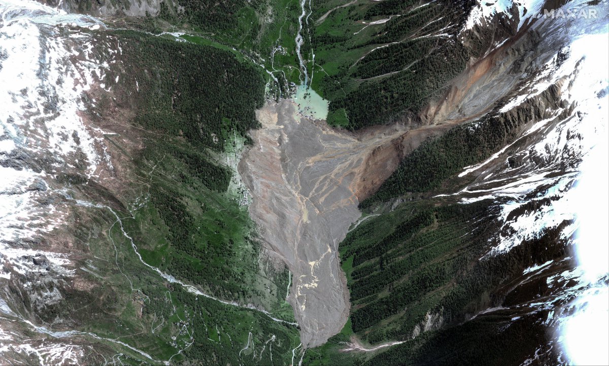 DemiladeGIS's tweet photo. The Swiss avalanche reminds us:

Climate change is no longer distant—it's reshaping everyday life.

As a geographer &amp; GIS analyst, I see the power of early warning systems and spatial data in reducing disaster impact.

We can't stop nature, but we can plan smarter.

#GeoByte https://t.co/Ocwz6YdsvB