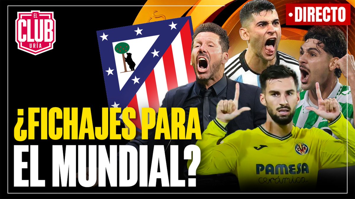 Rubén Uría (@rubenuria) on Twitter photo ¿FICHAJES PARA EL MUNDIAL? | SIMEONE EN ESTADO PURO | HABLA ANTOINE | <a href="/nachodonado/">Nacho Donado</a> <a href="/iwanvargas/">Iván Vargas</a> <a href="/WalterZim/">Walter Zimmermann</a> <a href="/josedavidlopez_/">José David López</a> <a href="/JoaquinAtletico/">Joaquinatletico1982</a> <a href="/MiguelPeris/">Miguel Ángel Peris</a> y <a href="/Juanarrien9/">⚽Juan⚽</a> De 17 a 20:00h. #ClubUria532 <a href="/365temprano/">365 Temprano López</a> <a href="/Casasantona/">Casa Santoña</a>
twitch.tv/rubenuria_ ¿FICHAJES PARA EL MUNDIAL? | SIMEONE EN ESTADO PURO | HABLA ANTOINE | <a href="/nachodonado/">Nacho Donado</a> <a href="/iwanvargas/">Iván Vargas</a> <a href="/WalterZim/">Walter Zimmermann</a> <a href="/josedavidlopez_/">José David López</a> <a href="/JoaquinAtletico/">Joaquinatletico1982</a> <a href="/MiguelPeris/">Miguel Ángel Peris</a> y <a href="/Juanarrien9/">⚽Juan⚽</a> De 17 a 20:00h. #ClubUria532 <a href="/365temprano/">365 Temprano López</a> <a href="/Casasantona/">Casa Santoña</a>
twitch.tv/rubenuria_