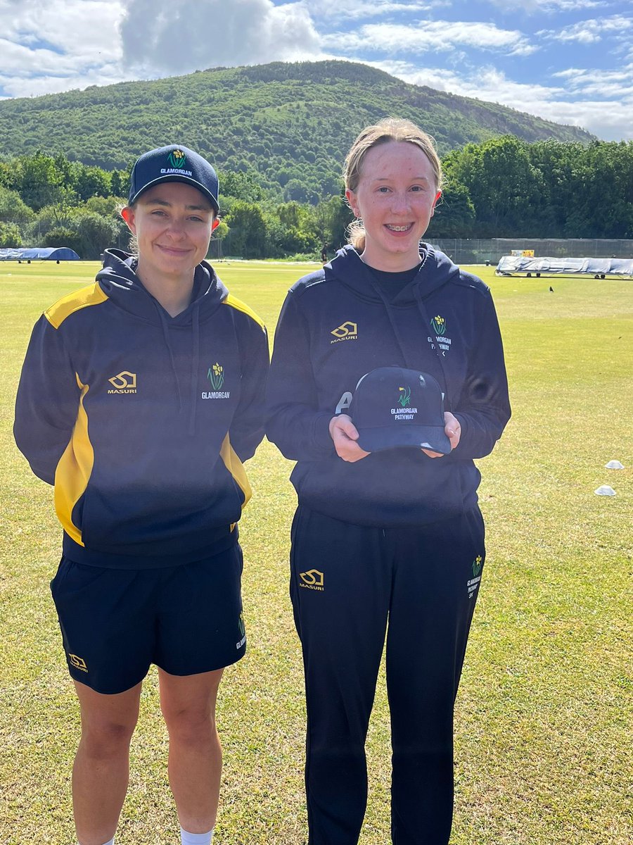 CBHLCC's tweet photo. A proud day for Abbey and Shana last Sunday, as they both received their U18 Glamorgan caps! Fantastic to see our juniors representing CBH so well 💙💛 https://t.co/HZjtZjXHW1