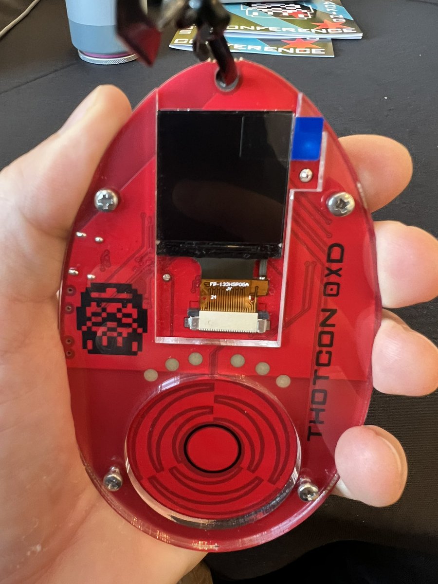 Been working on this for the last six months. Glad to finally share the latest badge work by my company, Fourfold, for the <a href="/thotcon/">THOTCON!</a> hacker conference! Details and more will be posted throughout the weekend!