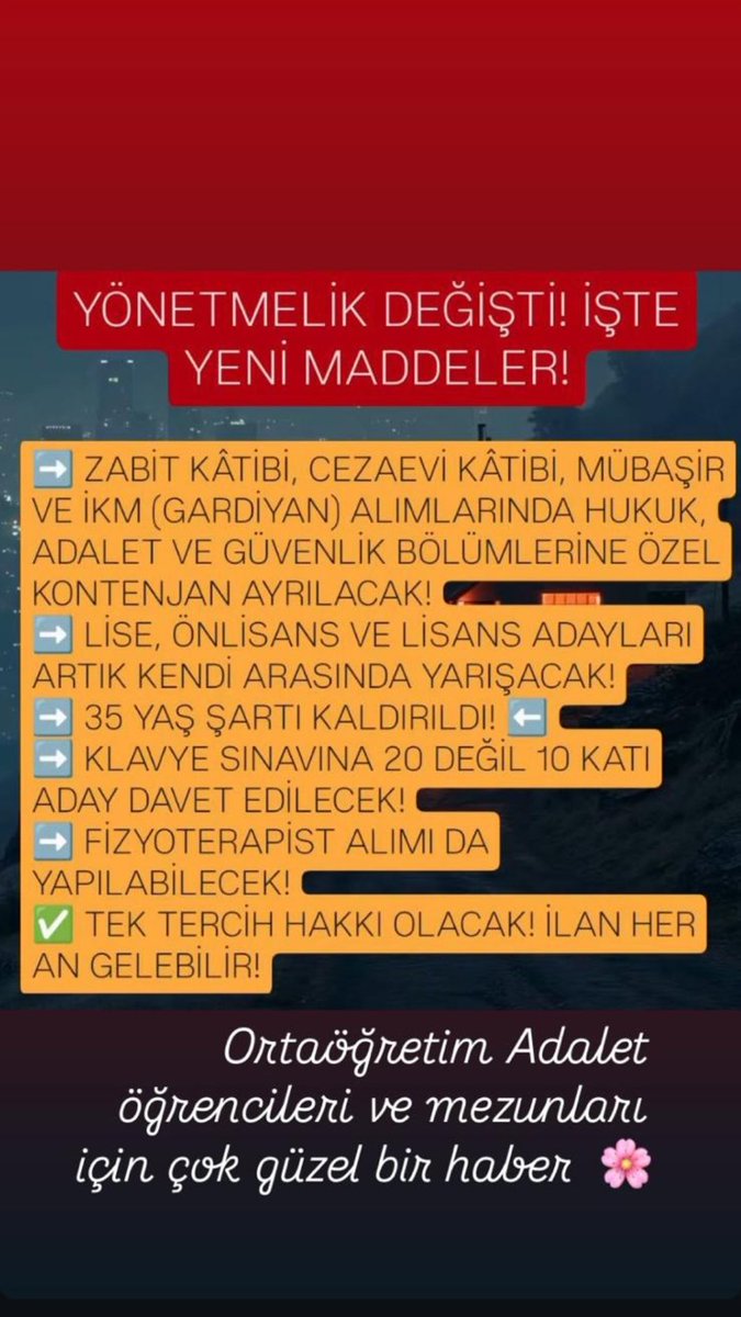 KarakuzuSemih's tweet photo. Bu alanın eğitimini alan öğrencilerimiz için çok güzel bir gelişme, bu konuda adalet öğretmeni olarak velilerim ve öğrencilerim adına emeği geçen @adalet_bakanlik  @AdaletPGM çok teşekkür ederiz. @tcvanvaliligi @tcmeb_mtegm @tcmeb https://t.co/d6RJ0eomTH