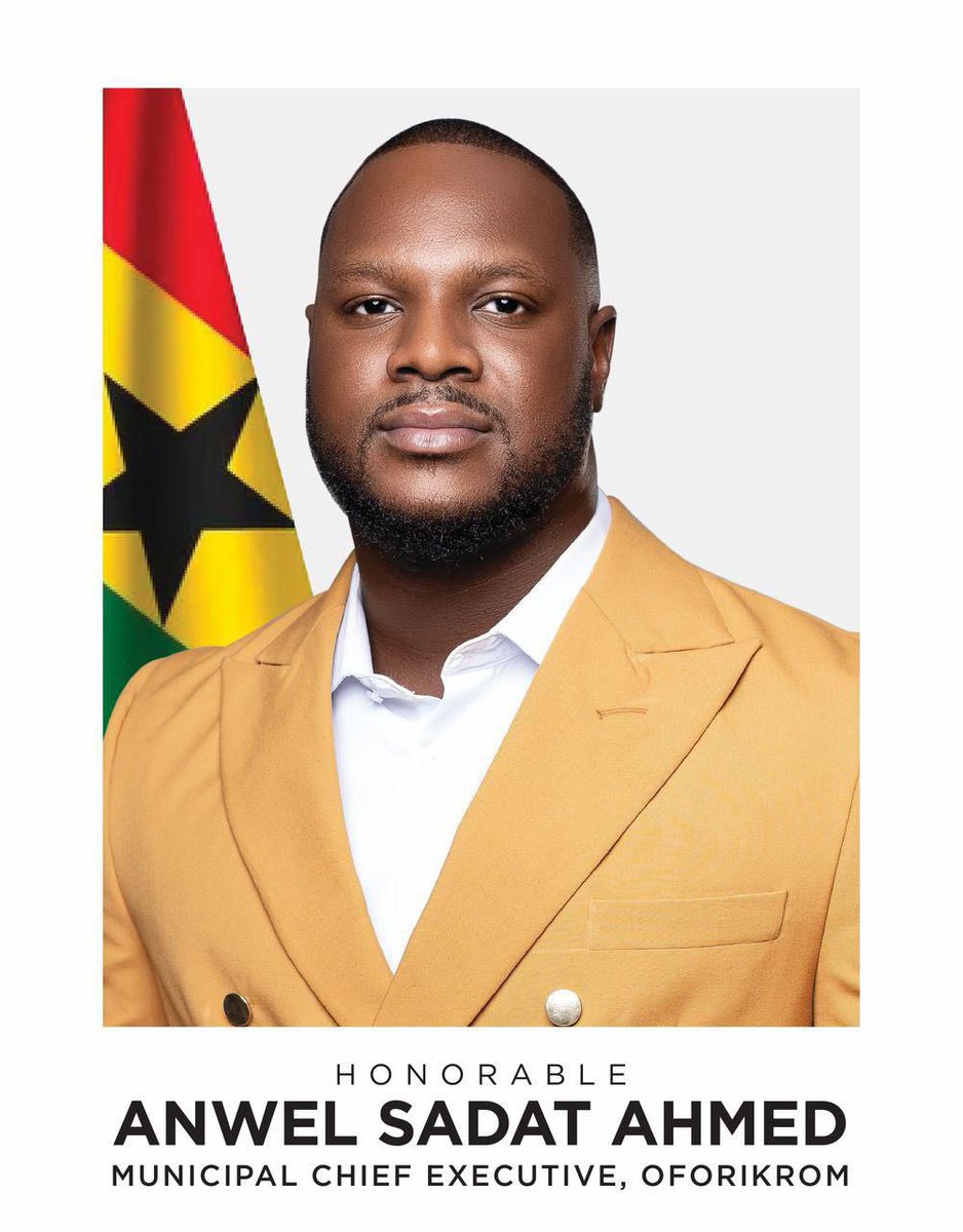 kassalumni's tweet photo. Big CONGRATULATIONS to Hon. Anwel Sadat Ahmed (Past Student, Anglican SHS Kumasi - CLASS OF 2011) on his appointment as Municipal Chief Executive of Oforikrom.
Your leadership inspires us all. KASS is behind you. 👏 @AnwelSadatAhmed
#AnglicanSHS #Oforikrom #GhanaLeadership https://t.co/6vTyQUF7Up