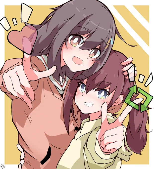 どっち推しって言われるとそうね…( 'ω') くれまこ推しです( `ᾥ' ) #ひびめし