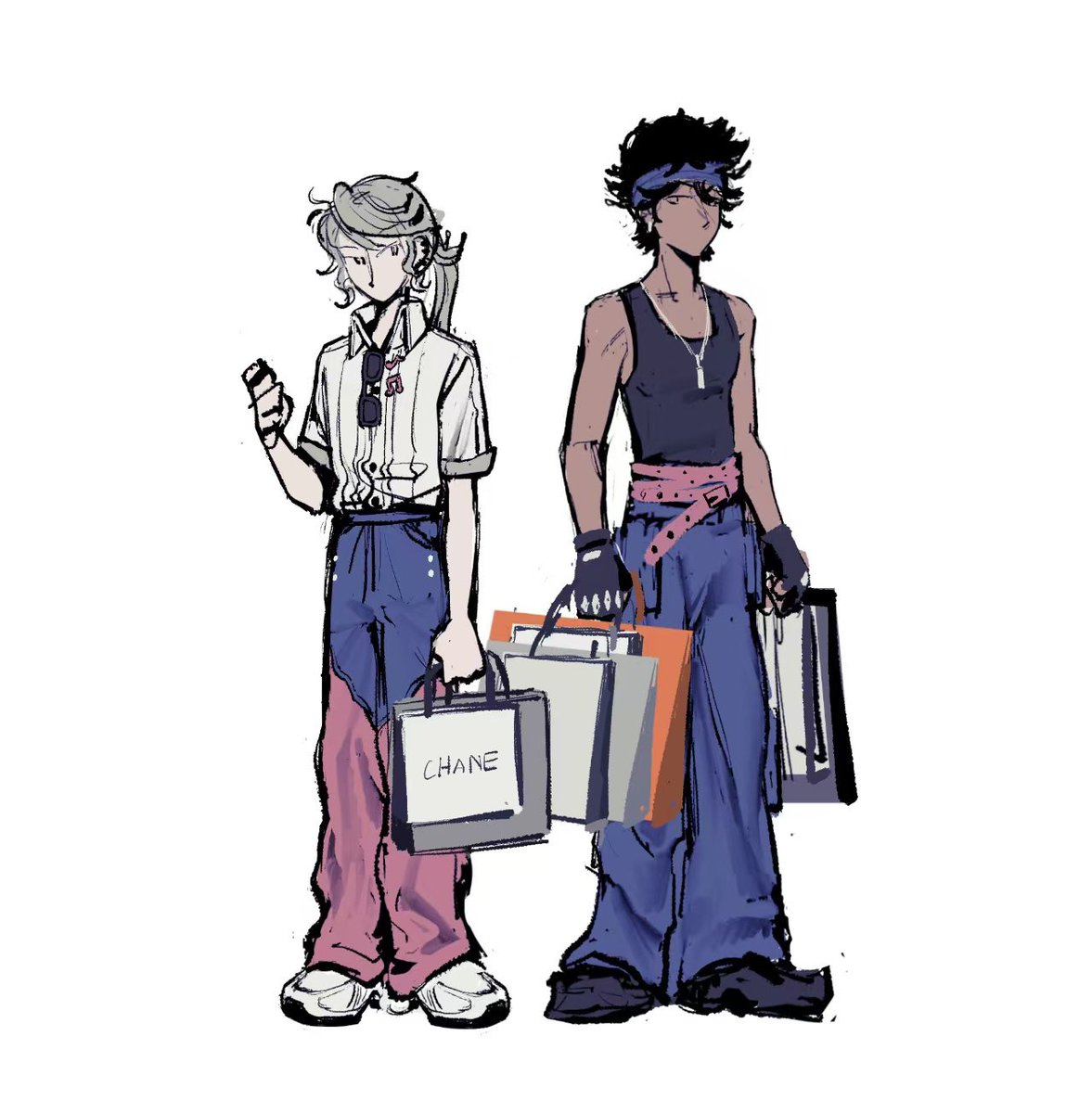 Do you believe in alternate universe? 
#第五人格イラスト #Ganrick #frederickkreiburg #GanjiGupta #idv #バツ作