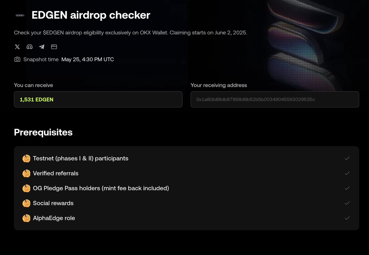🪂 LayerEdge Airdrop Geldi!

$EDGE airdrop miktarları belli oldu! İlk günden beri içerisinde olup bedavadan bir airdrop daha aldığımız <a href="/layeredge/">LayerEdge</a> projesinde kaç token aldığınızı hemen kontrol edin! 🚀

✅ Testnet işlemlerini yaptığınız cüzdanınızı OKX Wallet’a import edin ve