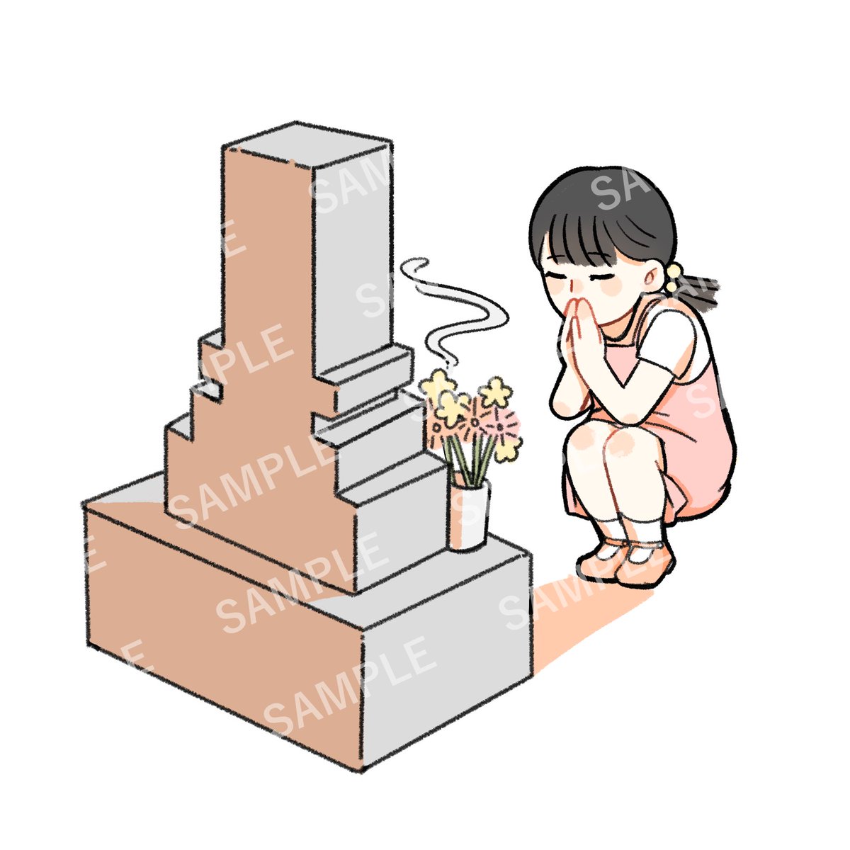 Ouka_work's tweet photo. 有償依頼にて長佳寺様のカットイラストを描かせて頂きました。 https://t.co/0q4zRje2ZX
