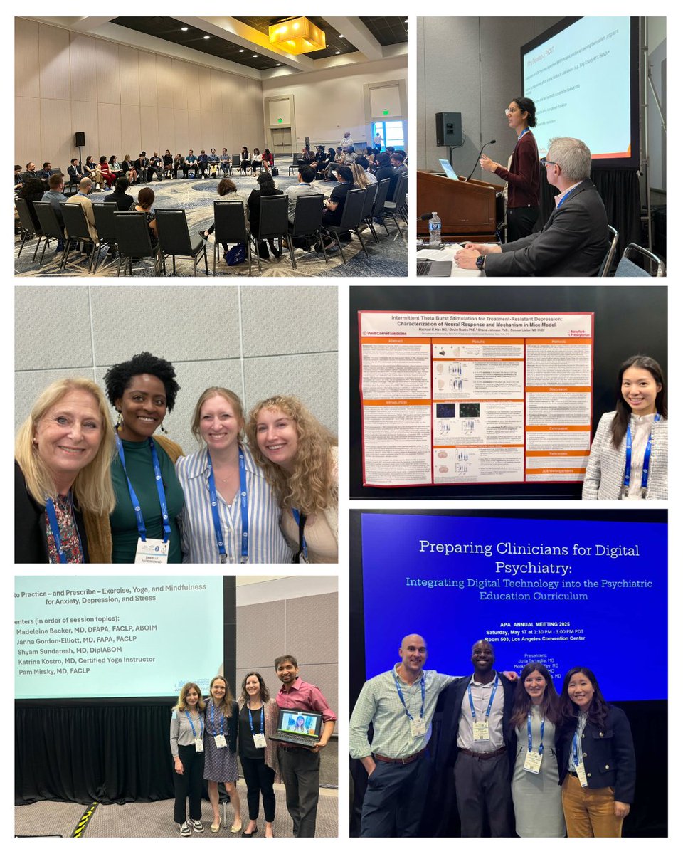 Weill Cornell Medicine Psychiatry (@wcmpsychiatry) on Twitter photo Thank you to our <a href="/WeillCornell/">Weill Cornell Medicine</a> faculty, trainees and students that shared their outstanding work at @apapsychiatric’s Annual Meeting last week. Here are some highlights from our department’s impactful presence at #APAAM25. Thank you to our <a href="/WeillCornell/">Weill Cornell Medicine</a> faculty, trainees and students that shared their outstanding work at @apapsychiatric’s Annual Meeting last week. Here are some highlights from our department’s impactful presence at #APAAM25.