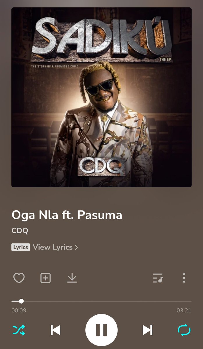 ArtisteTag's tweet image. WORTHY MENTIONS.🔥

1. Secure by Kizz Daniel ft. Zlatan.
2. Anything Goes by Falz ft. Odumodublck 
3. Another Level by Charis Daniel.
4. OGA NLA by CDQ ft. Pasuma. 

Have you listened?