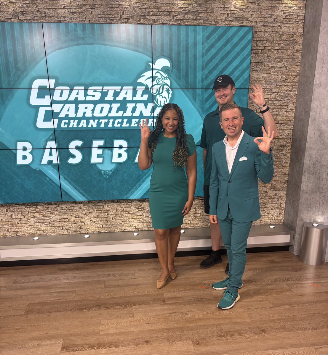 Andrew Dockery (@andrewwmbf) on Twitter photo It’s GAMEDAY! Wake up, Teal Nation!
Prepare for a weather delay at some point today, but don’t let that be the excuse to not come out and be WILD. One game at a time. Chants up!
Happy to share the teal with <a href="/MakaylaE_TV/">Makayla Evans</a> and <a href="/AllenMHarter/">Allen Marcus Harter</a> today at <a href="/wmbfnews/">WMBF News</a>.
<a href="/Bpquigs/">Brian quigley</a> It’s GAMEDAY! Wake up, Teal Nation!
Prepare for a weather delay at some point today, but don’t let that be the excuse to not come out and be WILD. One game at a time. Chants up!
Happy to share the teal with <a href="/MakaylaE_TV/">Makayla Evans</a> and <a href="/AllenMHarter/">Allen Marcus Harter</a> today at <a href="/wmbfnews/">WMBF News</a>.
<a href="/Bpquigs/">Brian quigley</a>