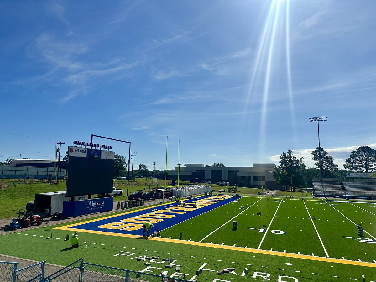 Southeastern Athletics (@gosoutheastern) on Twitter photo Progress continues at Paul Laird Field at Spend Life Wisely Stadium! 📈
#TakeCover | <a href="/SoutheasternFB/">Savage Storm Football</a> Progress continues at Paul Laird Field at Spend Life Wisely Stadium! 📈
#TakeCover | <a href="/SoutheasternFB/">Savage Storm Football</a>