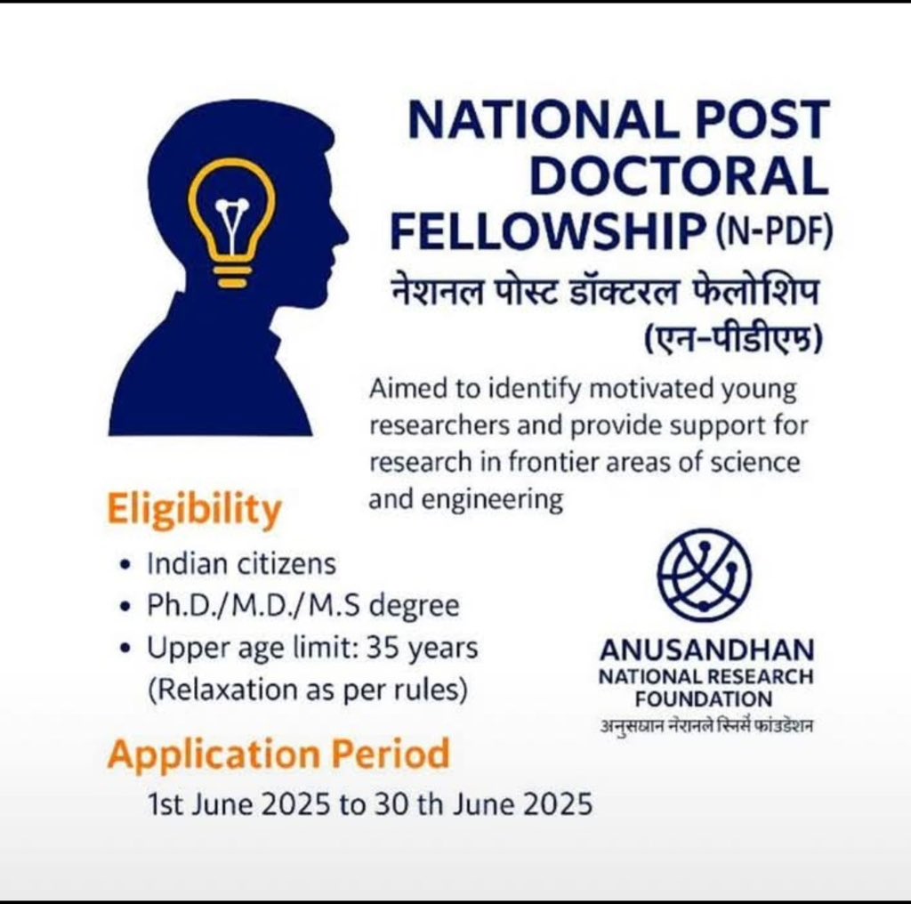 Simlandy Lab (@simlandylab) on Twitter photo We are looking for a NPDF to host at simlandylab.com
<a href="/IISER_BERHAMPUR/">IISER Berhampur</a>
Interested candidates are encouraged to write directly to Amit with CV and Research Summary.
<a href="/ANRFIndia/">Anusandhan National Research Foundation</a> #NPDF We are looking for a NPDF to host at simlandylab.com
<a href="/IISER_BERHAMPUR/">IISER Berhampur</a>
Interested candidates are encouraged to write directly to Amit with CV and Research Summary.
<a href="/ANRFIndia/">Anusandhan National Research Foundation</a> #NPDF