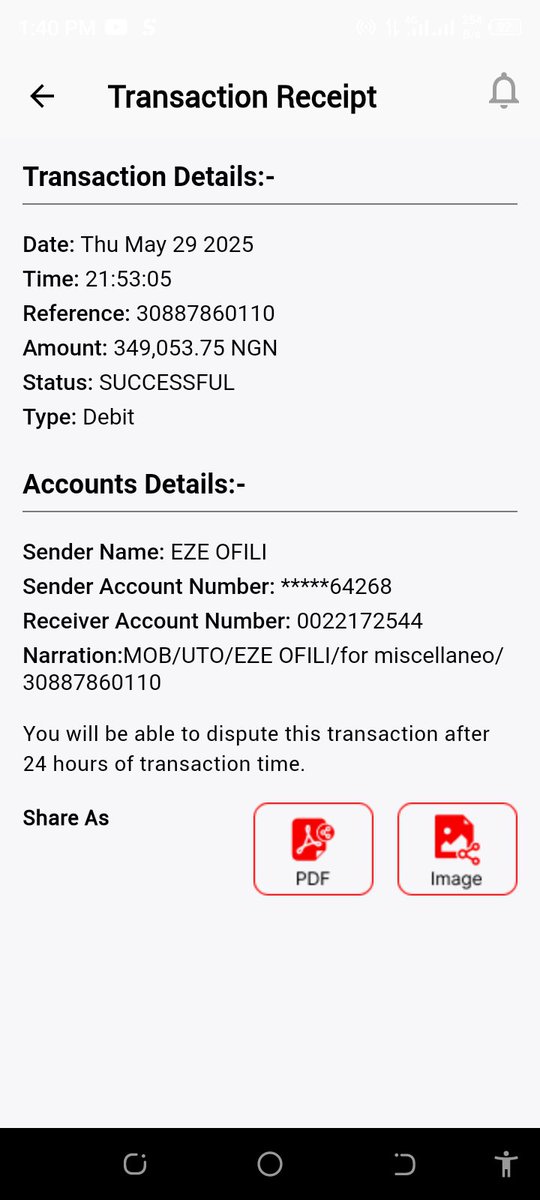 I made a transaction from <a href="/UBANigeriaPlc/">UBA Nigeria</a>  to my <a href="/StanbicIBTC/">Stanbic IBTC</a>  account,the transaction shows successful but it is not impacting on account... attached is the transaction receipt.
<a href="/cenbank/">Central Bank of Nigeria</a> 
<a href="/StanbicIBTC/">Stanbic IBTC</a> 
<a href="/UBAGroup/">UBA Group</a> 
<a href="/Mazitundeeednut/">Mazi of Africa</a> 
<a href="/channelstv/">Channels Television</a>