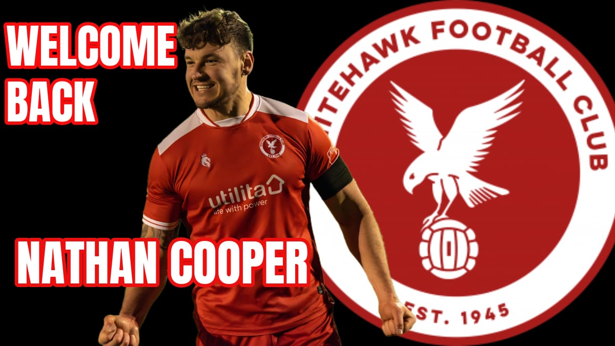 Whitehawk FC (@hawksfcofficial) on Twitter photo 📣 Welcome back to Whitehawk, Nathan Cooper.
Cooper rejoins the Hawks following a successful promotion campaign with <a href="/Official_BHTFC/">Burgess Hill Town FC (P)</a>
The centre half feature 44 times for Whitehawk in the 2022/23 promotion season.
#COYH 📣 Welcome back to Whitehawk, Nathan Cooper.
Cooper rejoins the Hawks following a successful promotion campaign with <a href="/Official_BHTFC/">Burgess Hill Town FC (P)</a>
The centre half feature 44 times for Whitehawk in the 2022/23 promotion season.
#COYH