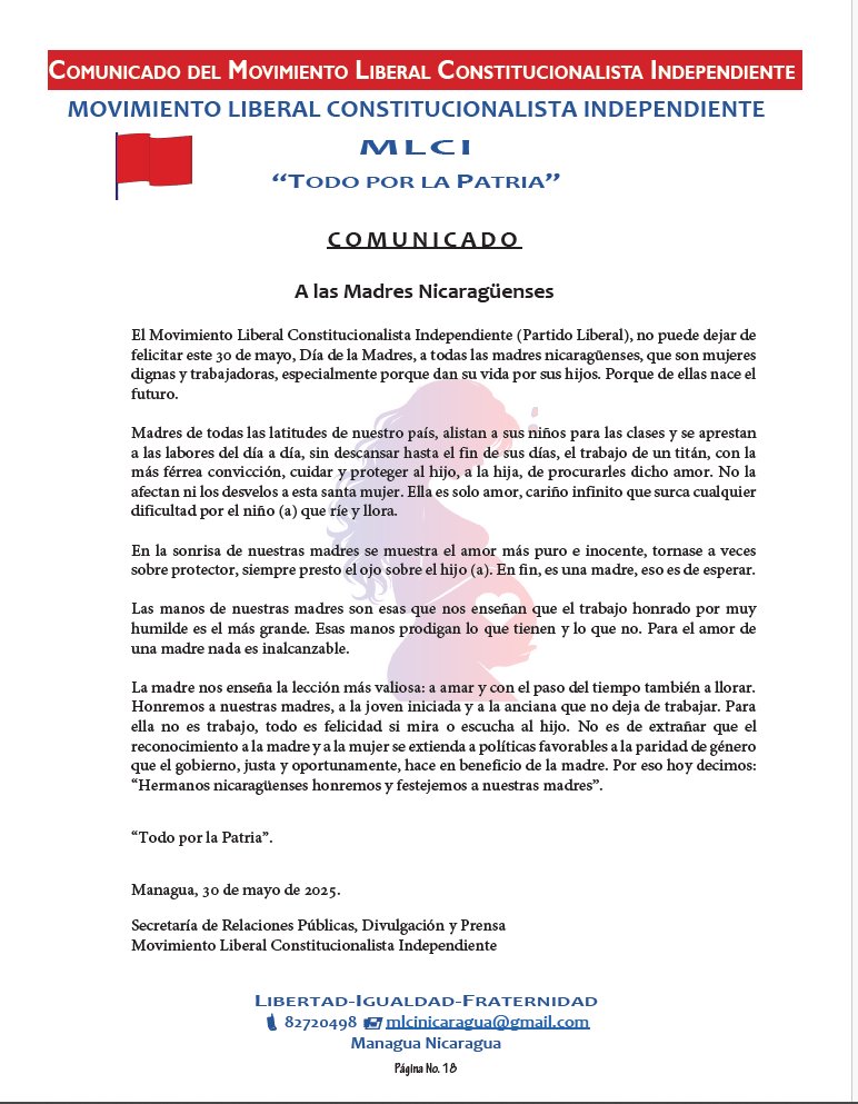 Movimiento Liberal Constitucionalista Independient (@movimientolib18) on Twitter photo 