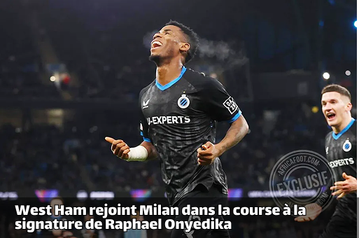 West Ham entre en scène pour Raphael Onyedika et rejoint l'AC Milan dans la course.

Le Club Bruges demande 24 M€ pour son milieu nigérian, sous contrat jusqu’en 2027. Le joueur veut évoluer en Premier League.

Détails 👉 africafoot.com/west-ham-rejoi…

#WestHam #ACMilan #ClubBruges