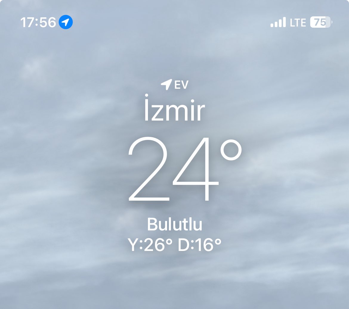 Senin hava tahminini ben