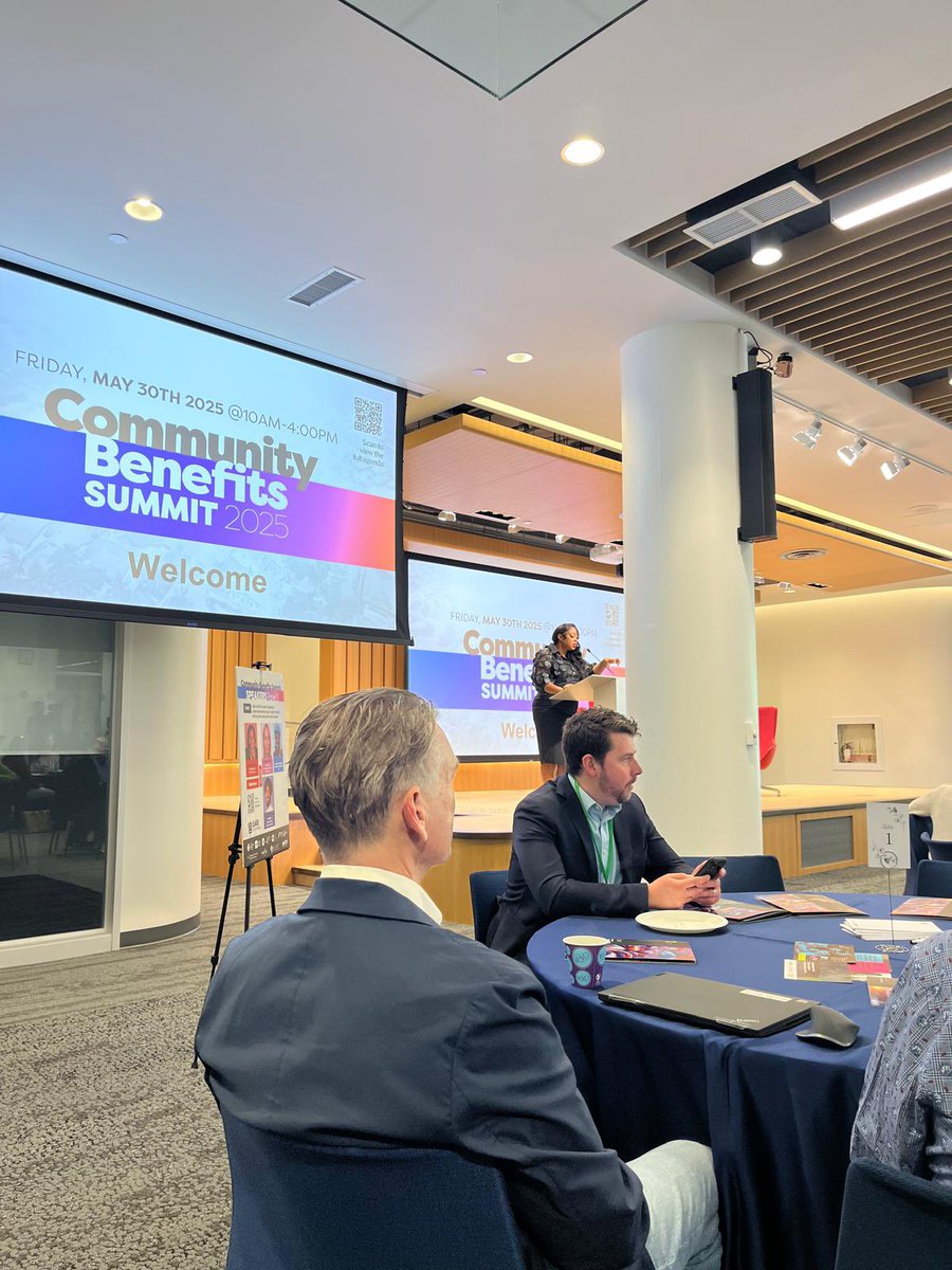The National Community Benefits Summit is underway!
