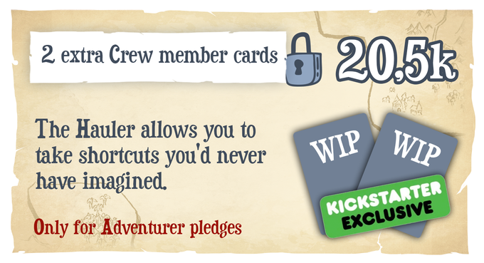 We're VERY close to unlocking the latest stretch goal for Rolling Seas : 2 extra crew member cards which will allow Adventurer backers to take shortcuts known to no others. Have you pledged yet?
kickstarter.com/projects/nuts-…