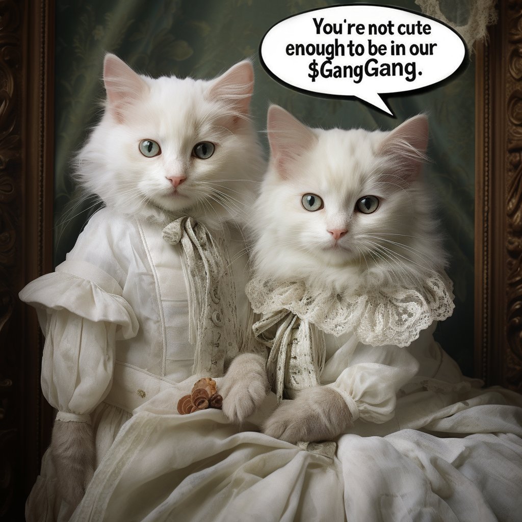 PBCryptokitties's tweet image. #ganggangmeme #GangGang #cryptokitties
