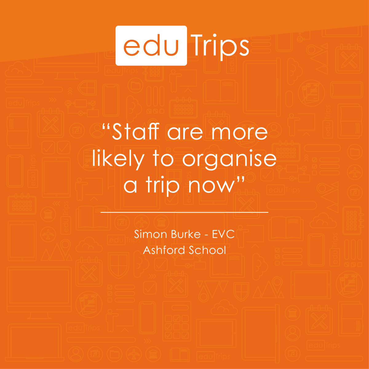 edutripsuk's tweet photo. At EduTrips, we aim to make your school trip organisation easier and more enjoyable, so that your next one feels like a no-brainer! ✈️📚🌍

Sign up today for a 21 day free trial! 🌟

#edutrips #schooltrips #educationtravel #EdTech https://t.co/FCQA1G8c1n
