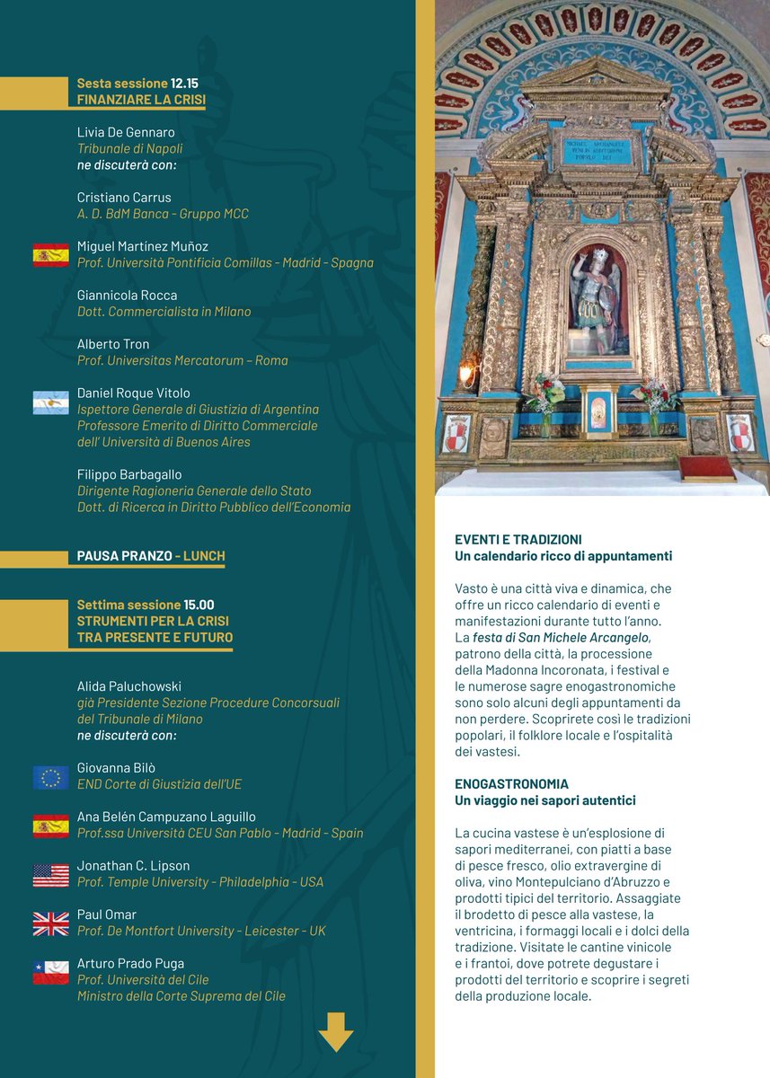 BaronSCB's tweet photo. Honoured to attend and speak at the Vasto Meet on the UNCITRAL legislative recommendations on MSME insolvency. Very grateful to Stefania Pacchi for the invitation. https://t.co/fDToaaEefd