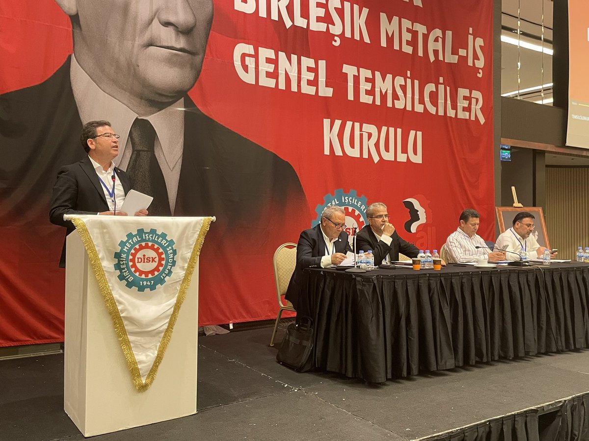 Genel Temsilciler Kurulumuz sürüyor✊

Genel Başkanımız Özkan Atar:

❗️📢 “Buradan bir kez daha ilan ediyoruz. Grev yasaklarını bugüne dek tanımadık, bundan sonra da tanımayacağız! Grev hakkımıza sonuna kadar sahip çıkacağız!”

#GrevHaktırYasaklanamaz