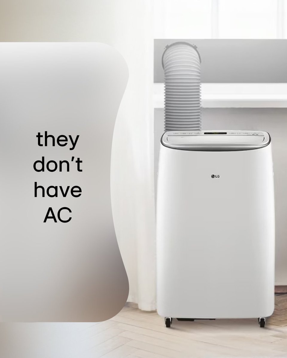 Staying a 10/10 all summer long means keeping our cool when the heat starts to hit. Thankfully, our LG Portable AC moves with us, keeping every room its in at the perfect temp. 

#LG #LifesGood #StayCool #BeatTheHeat #HomeComfort