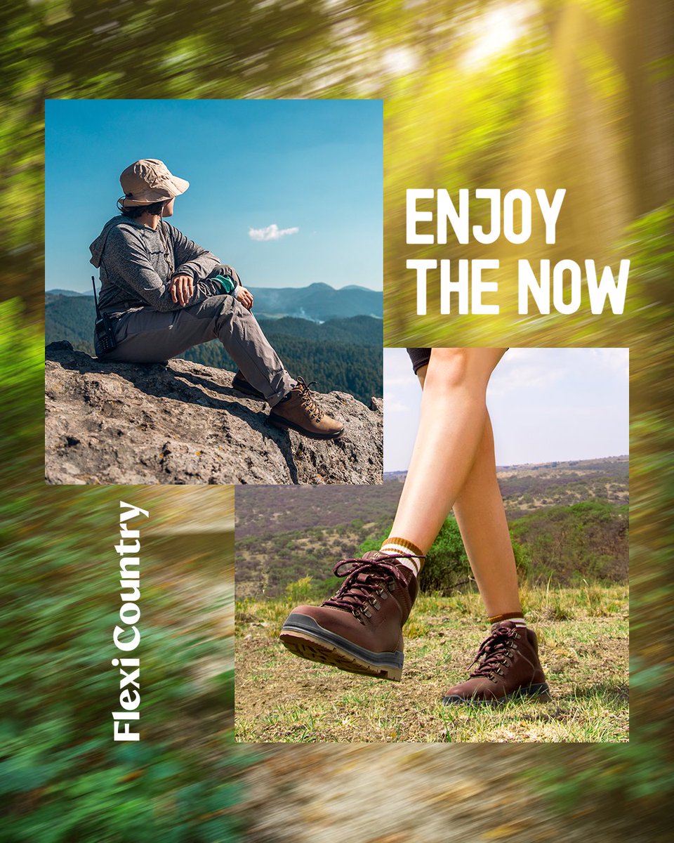 Con tus botas #FlexiCountry, cada paso te lleva a un lugar donde la comodidad y la aventura se encuentran.