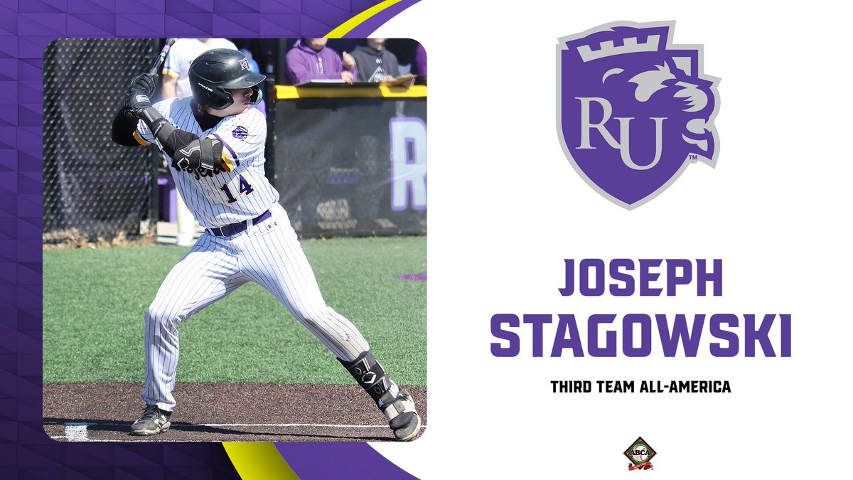 Congrats to Joseph Stagowski on being named a Third Team All-American by the American Baseball Coaches Association!