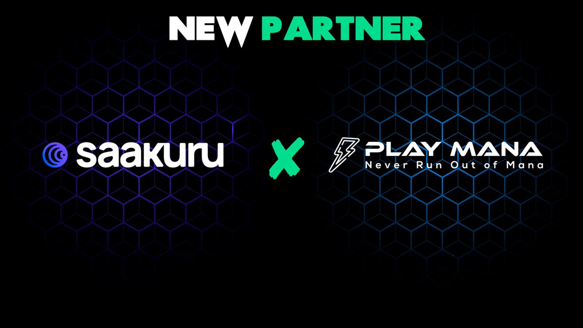 PlayMana (@playmanagg) on Twitter photo GMana! Happy to introduce our new partners at <a href="/saakuru_labs/">Saakuru Protocol 👾</a>! The $SKR token will be supported in the upcoming Rivals campaign! More details to follow!
🚀 Introducing Saakuru Labs
Saakuru Labs is revolutionizing the gaming industry by providing a seamless bridge from Web2 to GMana! Happy to introduce our new partners at <a href="/saakuru_labs/">Saakuru Protocol 👾</a>! The $SKR token will be supported in the upcoming Rivals campaign! More details to follow!
🚀 Introducing Saakuru Labs
Saakuru Labs is revolutionizing the gaming industry by providing a seamless bridge from Web2 to