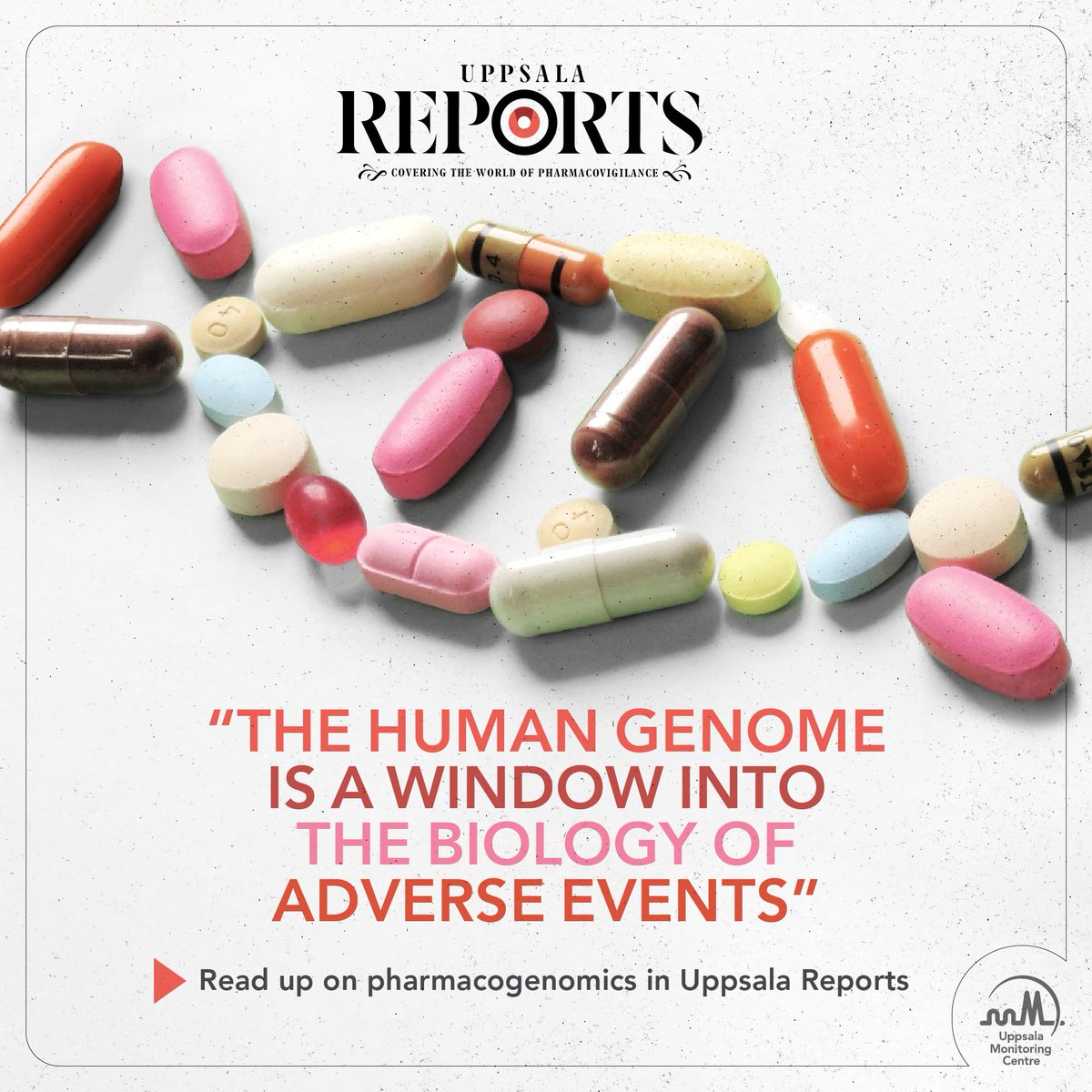 🧬#Pharmacovigilance has come a long way in helping us link medicines to their side effects. With the help of pharmacogenomics, it can go even further.

Open the window to using #pharmacogenomics data to solve drug-induced problems in #UppsalaReports 👉 ow.ly/bBAX50VNKP1