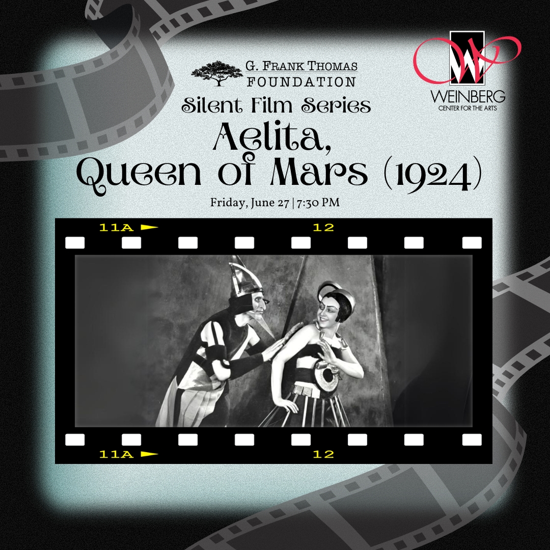 Weinberg Center (@weinbergcenter) on Twitter photo 🚀 Travel to Mars with Aelita, Queen of Mars (1924) with live Wurlitzer accompaniment by Tedde Gibson. 🎬Movie plays on June 27 at 7:30 PM, at the Weinberg Center.
🎟️Tickets: bit.ly/Aelita-tix #weinbergcenter #visitfrederickmd #newspirearts <a href="/teddegibson/">Tedde Gibson</a> 🚀 Travel to Mars with Aelita, Queen of Mars (1924) with live Wurlitzer accompaniment by Tedde Gibson. 🎬Movie plays on June 27 at 7:30 PM, at the Weinberg Center.
🎟️Tickets: bit.ly/Aelita-tix #weinbergcenter #visitfrederickmd #newspirearts <a href="/teddegibson/">Tedde Gibson</a>