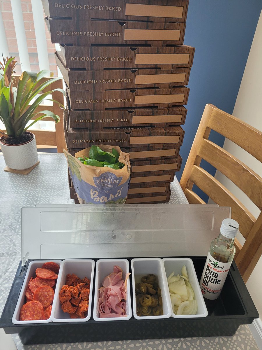 Ready to go. N'duja on the menu this evening.