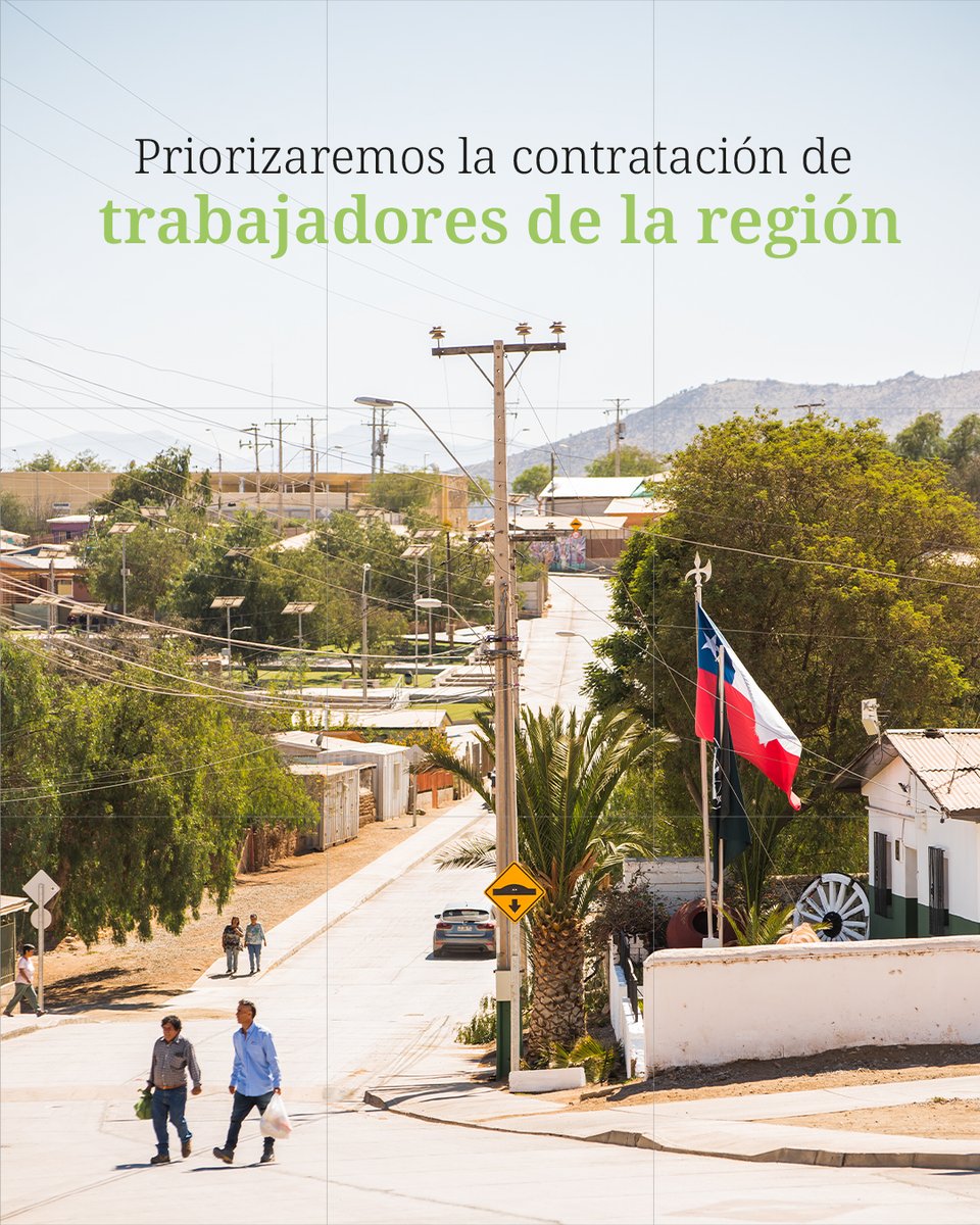 ConoceDominga's tweet photo. Estamos comprometidos con el desarrollo económico de nuestra región.

Por eso, durante la etapa de construcción de nuestro proyecto, se generarán 30.000 empleos, con un enfoque especial en la contratación de hombres y mujeres de la Región de Coquimbo. https://t.co/eY1hdCjq0Y