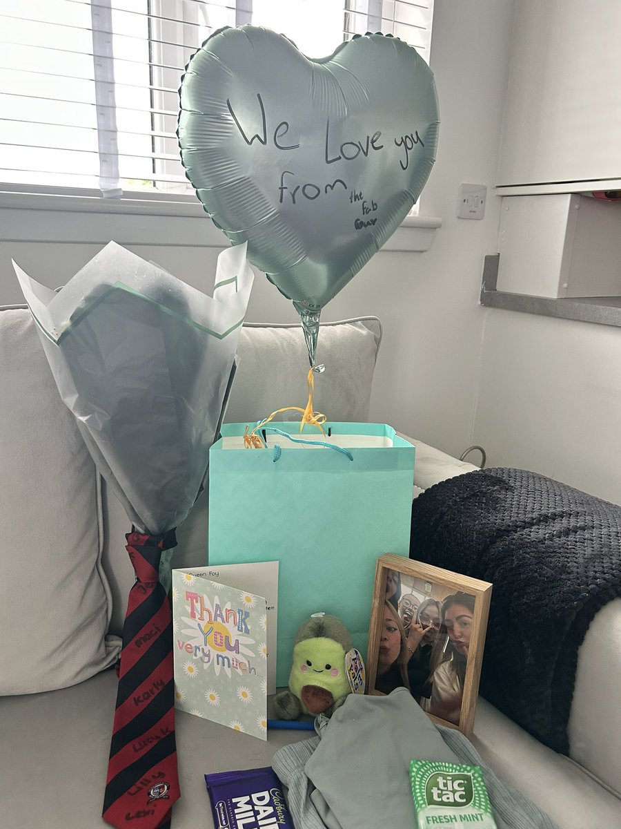 Last day as an S2 class &amp; they surprised me with the most thoughtful gifts 😢🤍