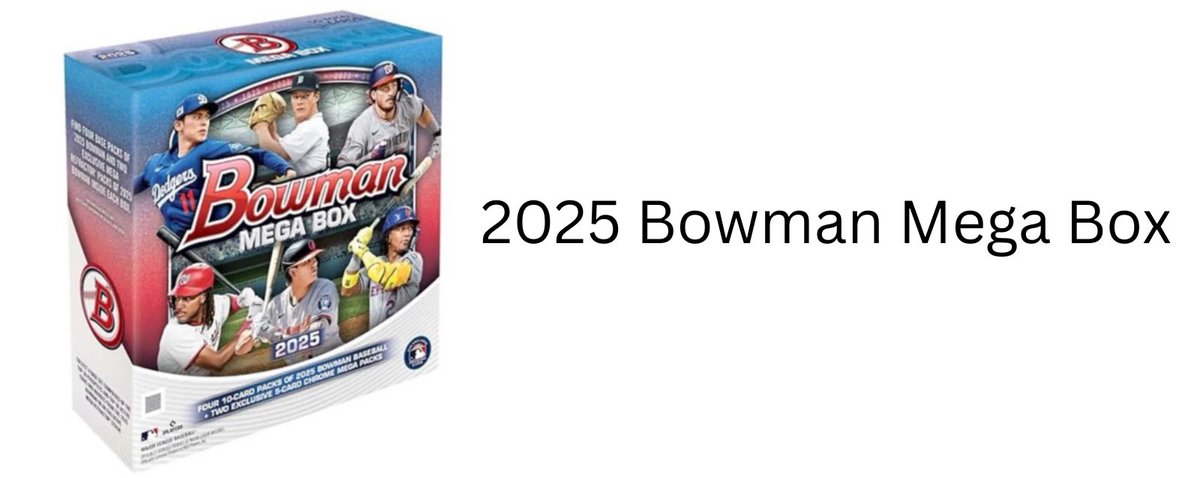 FastBreakCards's tweet image. 2025 Bowman Mega Box #ad 

bit.ly/43UdmFa