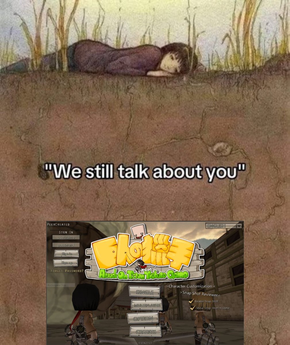 AoTTG2's tweet image. 