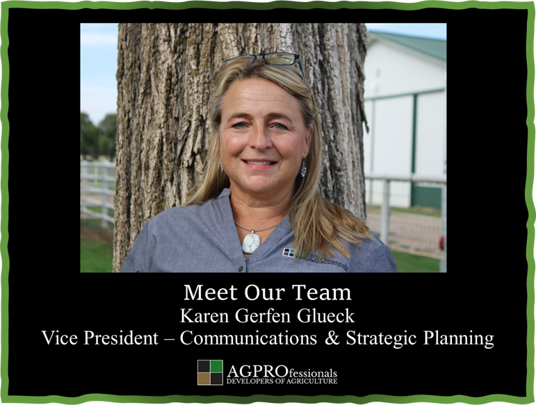 AGPConsult's tweet photo. Karen Gerfen Glueck
Vice President of Communications and Strategic Planning
https://t.co/Uqy6xvUzrS
#AGPROS #consulting #agronomy #landplanning #surveying #design #civilengineering #engineer #agriculture #farmers #ranchers #compliance #permittingandplanning #zoning https://t.co/31t4sgTTVJ