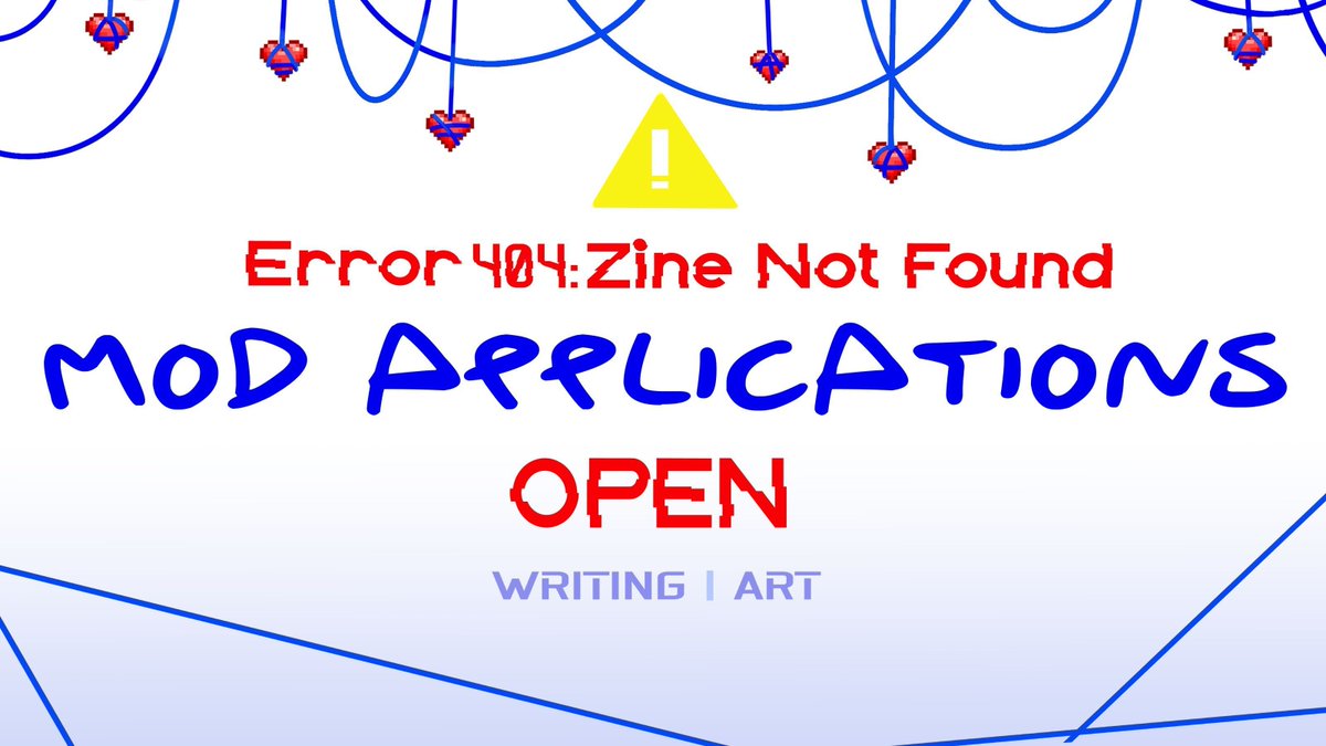 ⚠️ ❕ Announcement❕ ⚠️ 
Moderator applications are now open!

We are currently looking to fill the position of art and writer mod. Applications are open until June 20th. 
You can apply using the link below! 
🔗 forms.gle/mqduNvjUvKt26C…