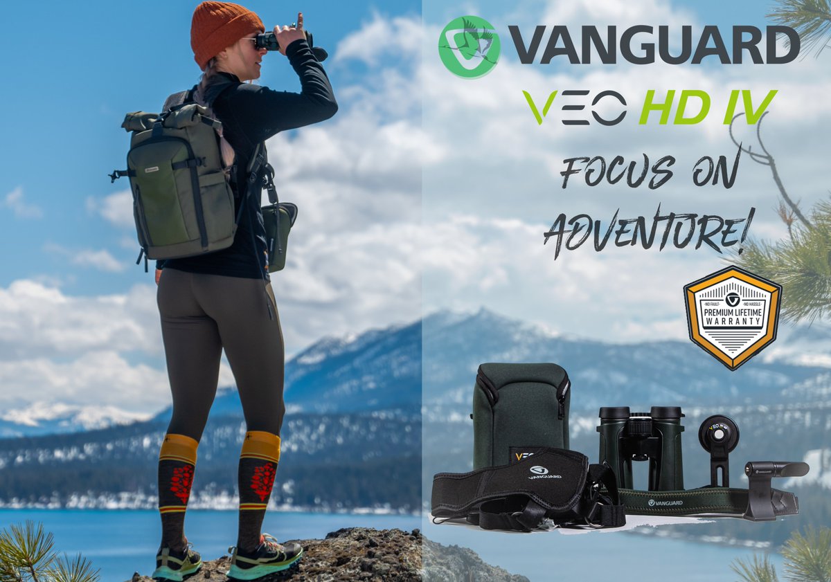 Built to last a lifetime.

Vanguard’s VEO HD IV binoculars offer an upgraded viewing experience for nature lovers, birders, sports fans, and travelers.

Shop now: vanguardworld.com/collections/bi…