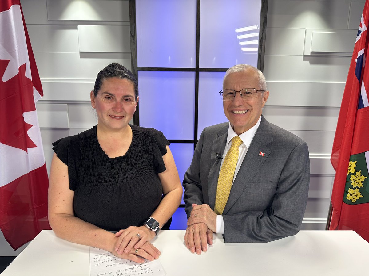Victor Fedeli (@victorfedeli) on Twitter photo With <a href="/JenHamMcCharles/">JenniferHamiltonMcCharles</a> at <a href="/yourtvnorthbay/">yourTV North Bay</a> for our monthly Queen’s Park Report.
Tune in to learn more about initiatives our government is investing in through the 2025 budget! With <a href="/JenHamMcCharles/">JenniferHamiltonMcCharles</a> at <a href="/yourtvnorthbay/">yourTV North Bay</a> for our monthly Queen’s Park Report.
Tune in to learn more about initiatives our government is investing in through the 2025 budget!