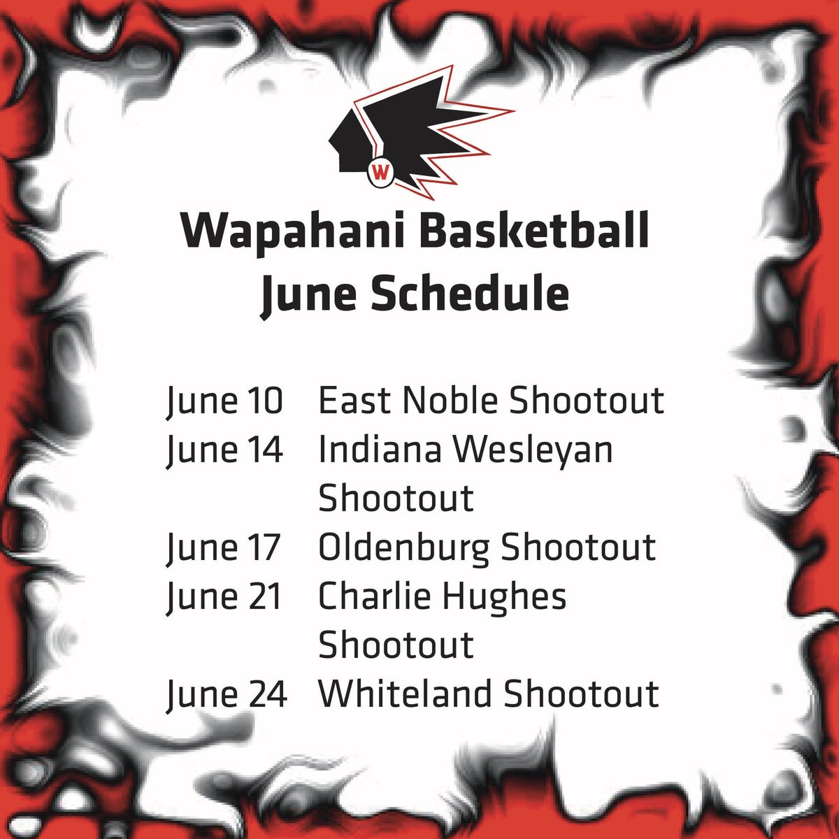 Wapahani boys June shootout schedule.  
<a href="/wapathletics/">Wapahani Athletics</a> 
@Camenbell22 
<a href="/eliandrews2026/">Eli Andrews</a>