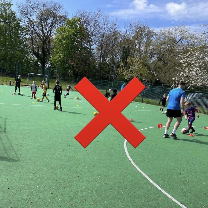 ETacademyFC's tweet photo. ❌ NO SESSIONS TOMORROW ❌

Just a reminder there are no sessions tomorrow morning due to half term holidays. We will be back on as normal next Saturday as normal ⚽️

#ET👽 #Academy #Kids #Football #Coaching #Earlswood #Shirley #Solihull https://t.co/NqM6MKkFfb