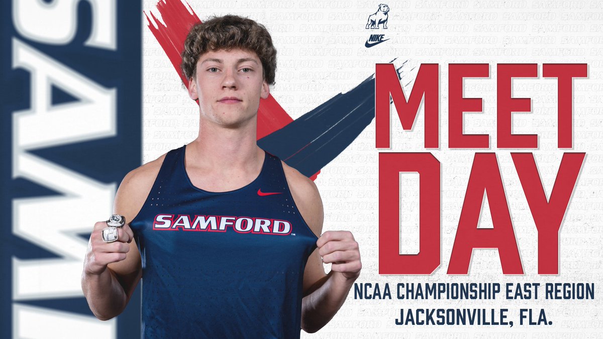 SamfordXC_TF's tweet image. 5 Bulldogs look to punch their ticket to the NCAA Outdoor Championship in Eugene 🐶