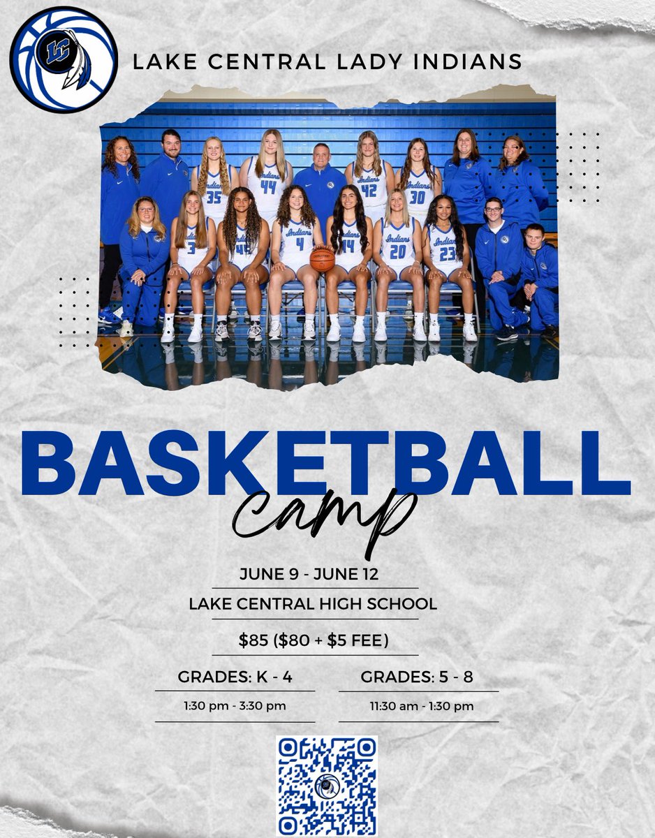 Lake Central Girls’ Basketball (@lakecentralgbb) on Twitter photo Less than two weeks until this summer’s basketball camp! Don’t miss out, register today!!
<a href="/LC_School_Corp/">Lake Central Schools</a> <a href="/BibichBulldogs/">Bibich Bulldogs</a> <a href="/HomanElementary/">Homan Elementary</a> <a href="/Kollingelem/">Kolling Elementary</a> <a href="/Peiferelem/">Peifer Elementary</a> <a href="/Grimmer_Glads/">Grimmer Gladiators</a> <a href="/koltpride/">Kahler Middle School</a> <a href="/Clark_Coyotes/">Clark Middle School</a> Less than two weeks until this summer’s basketball camp! Don’t miss out, register today!!
<a href="/LC_School_Corp/">Lake Central Schools</a> <a href="/BibichBulldogs/">Bibich Bulldogs</a> <a href="/HomanElementary/">Homan Elementary</a> <a href="/Kollingelem/">Kolling Elementary</a> <a href="/Peiferelem/">Peifer Elementary</a> <a href="/Grimmer_Glads/">Grimmer Gladiators</a> <a href="/koltpride/">Kahler Middle School</a> <a href="/Clark_Coyotes/">Clark Middle School</a>