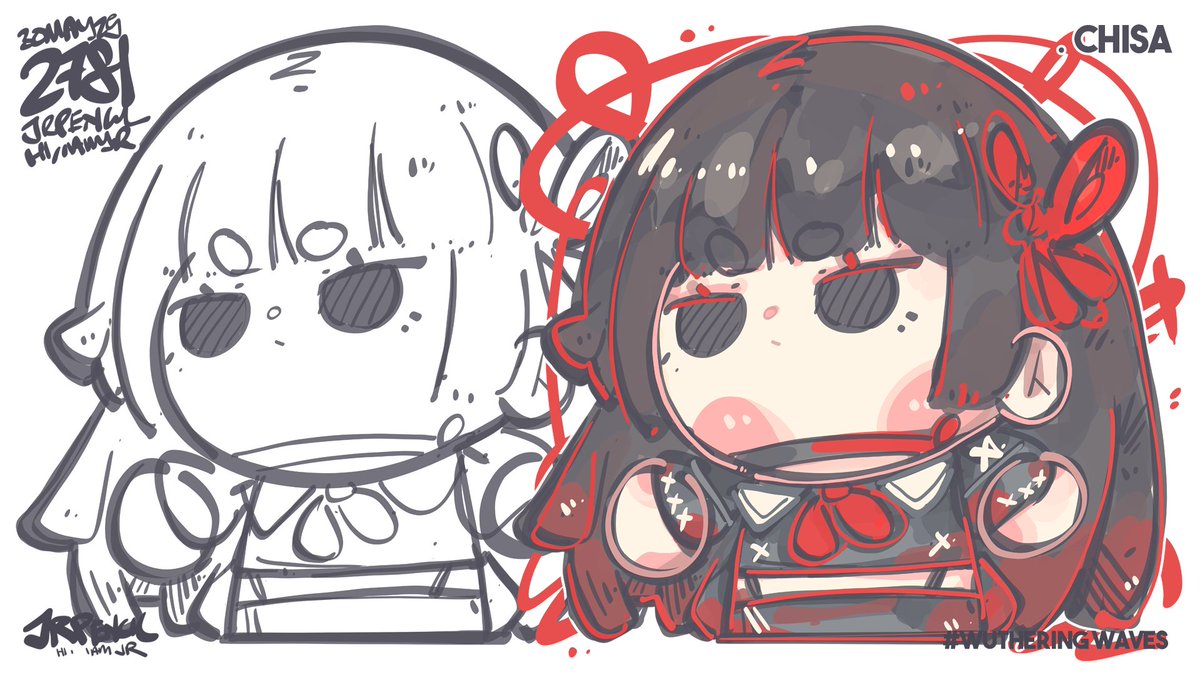 ちゃま 2781 - 千咲 / Chisa 30 May 2025 #鸣潮 #千咲 #WutheringWaves #Chisa