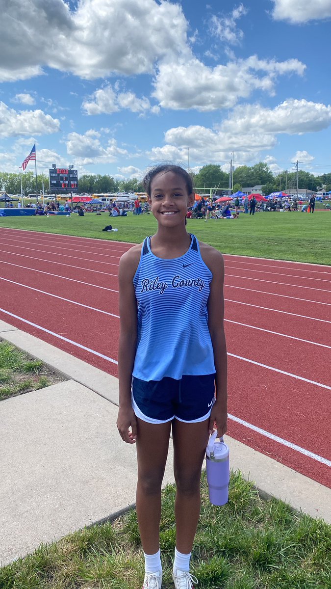 Congrats to freshman Sarah Effiong, placing 4th in state triple jump