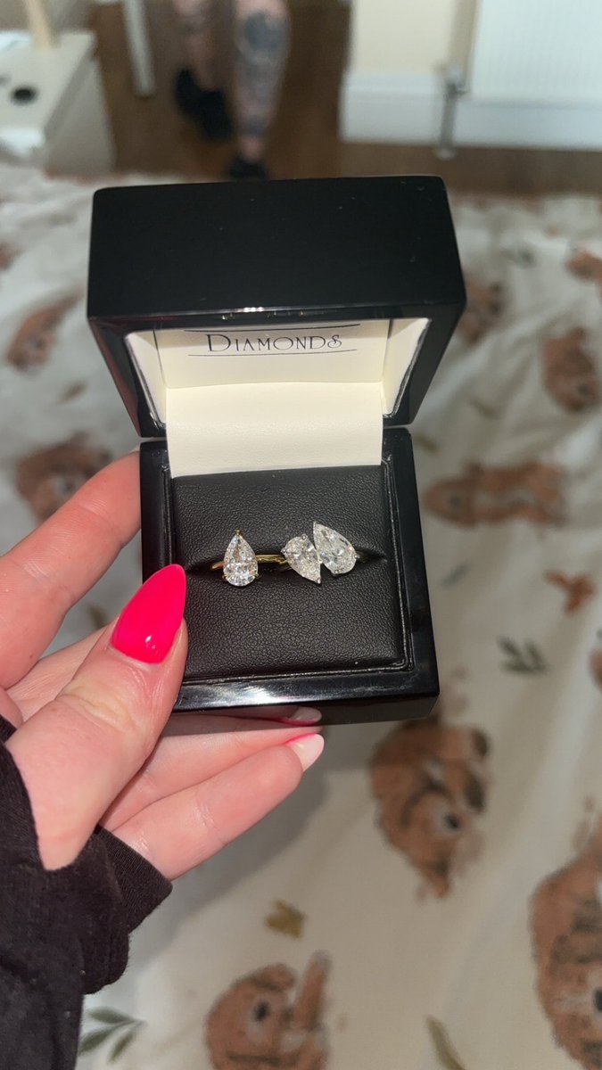 My travel ring being smaller than my real engagement ring is so beautiful to me