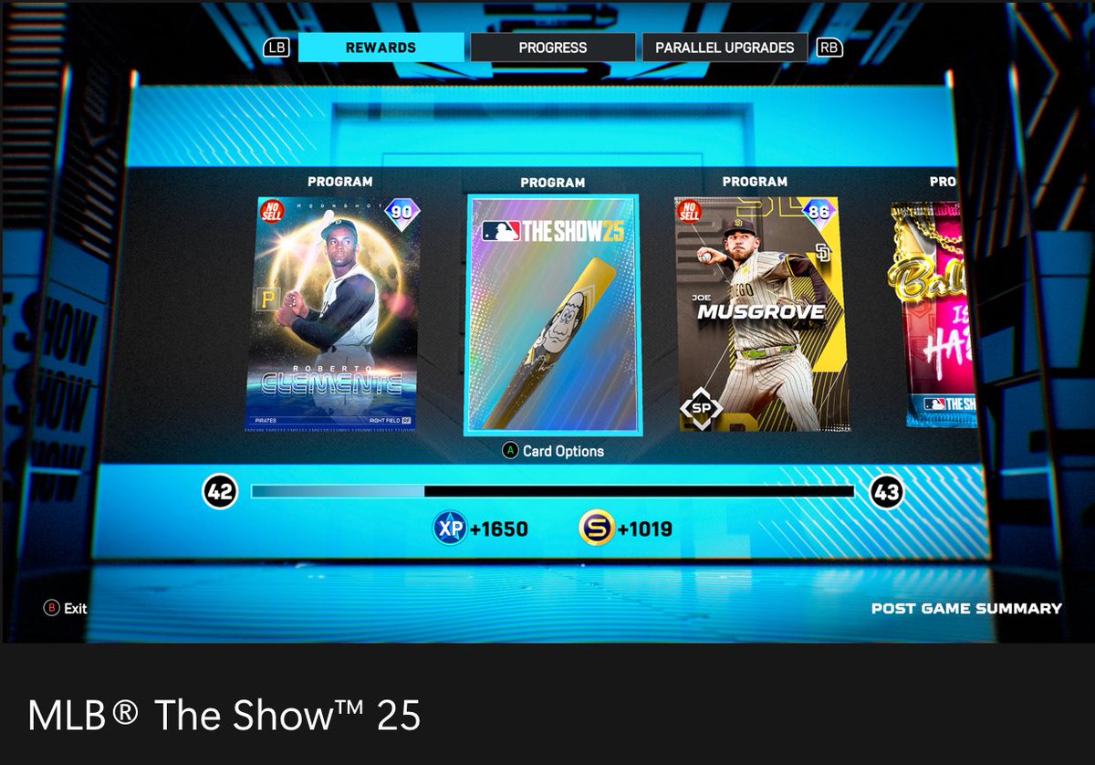 MoneyMakinMulah's tweet photo. Another #ColorStorm done got a free Joe Musgrove as well along the way but itโs been a fun grind canโt lie & snagged another #LEGEND s/o to one of my favorite players of ALL TIME #RobertoClemente ๐ดโโ ๏ธ ๐ฅ๏ฟฝ๏ฟฝ๏ฟฝ๏ฟฝ๐๐ค #MLBTheShow25 https://t.co/HQm3bQFBV1